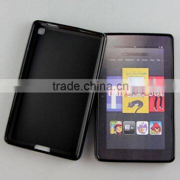 Low price china mobile phone pudding soft tpu back cover Case for Amazon Kindle Fire HD 6 made in china