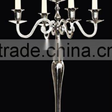 Crystal Candelabra, Candelabra 5 Arms, Silver Candelabra Centerpiece photo-6