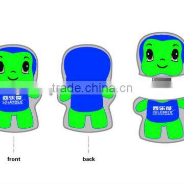 lovely little boy shape 3d soft pvc usb cover