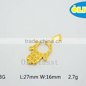 Olivia 2016 New Fashion Modern 316 Stainless Steel Cast Metal Classic Buddha Hand Pendant