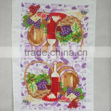 cotton print tea towel kitchen hand towel fabric wholesale made in China