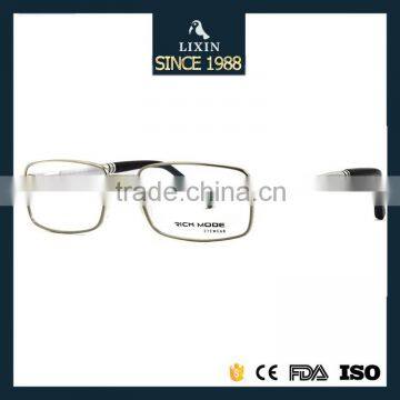 Diamond Metal Spectacle Frames With Non-slip Silicone Nose Pad and Very Light Aluminium Temples Eyewear Optical Frames RM00471 photo-1