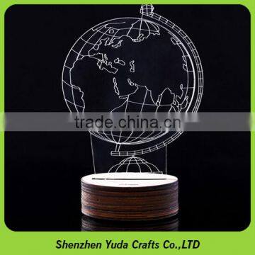 Decorative USB Night Light Custom Logo Engraved Acrylic Lamps