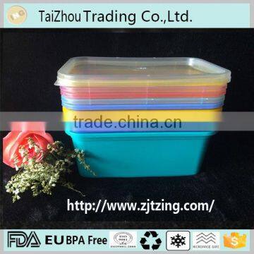 colorful plastic food storage container for food plastic wholesale new