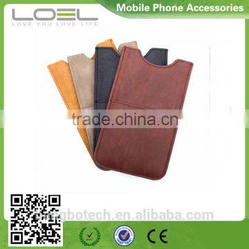 new design pu leather case with card holder for iphone6/6s/plus leather sleeve for 4.7" 5.5" mobile phone