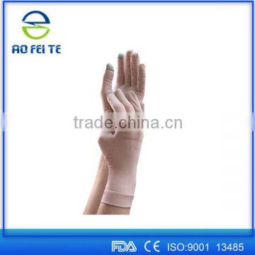 Cooper Material Cycling Comfort Arthritis therapeutic Compression Gloves with Color and Size Customized