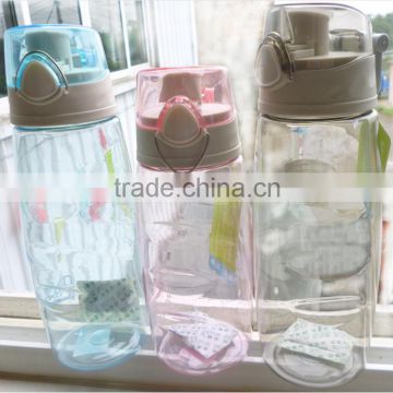 500ml Leakproof Plastic Clear Joyshaker Water Bottle