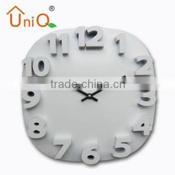 funny white hot sale modern wall clocks