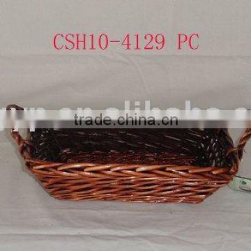 new style of willow tray basket