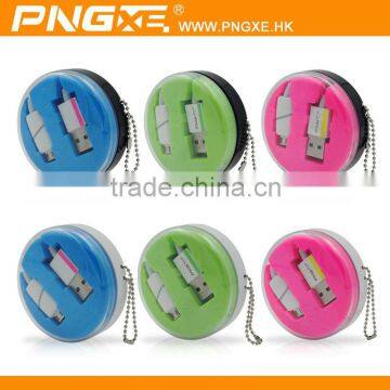 PNGXE high quality novel design colorful led micro usb cable for iphone6 usb charger cable