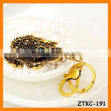 2014 Alloy Gold Flog Keychain , Bag Pendant ZTKC-191