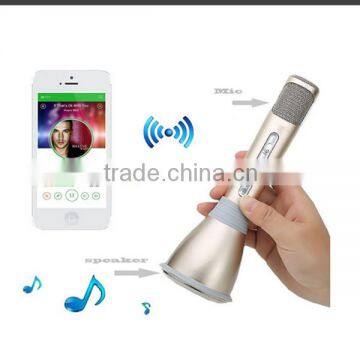 new products 2016 mini karaoke player bluetooth microphone K068