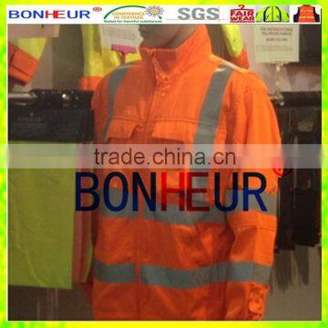 High Viz Poly Cot Textile for Safety Protective