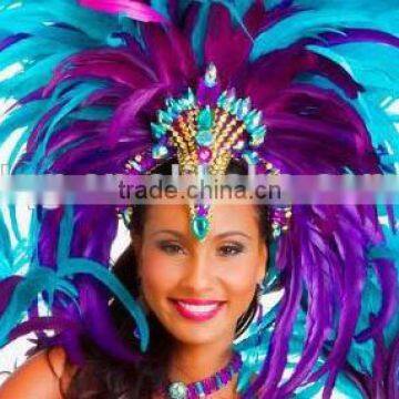 wholesale handmade brazil carnival costume female dancing performance head wear piece& dance costume headwear