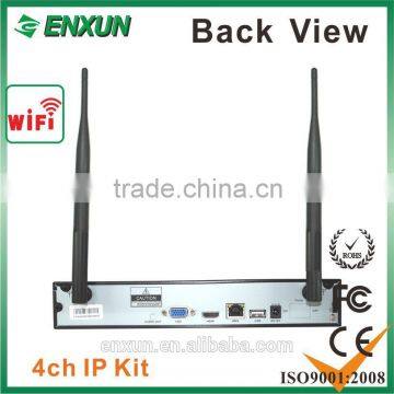 1.0MP 720P Wireless IP Camera H.264 Wifi Nvr Kits photo-3