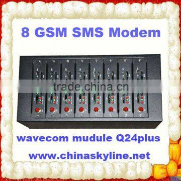 Hot sale!8 port gsm sms modem can compatible with mobile recharge system