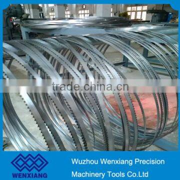 Cutting meat and bone quenching band saw blade for steel strip with hard teeth