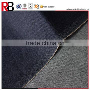 8oz Indigo Slub Yarn Dyed 68%Cotton Stretch Denim Fabric