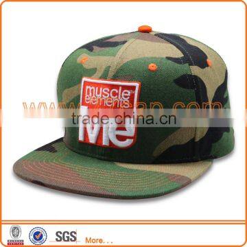 Adults Age Group and Embroidered Pattern Hatter Snapback Camo Caps