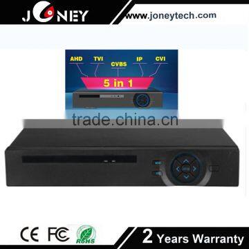 AHD/Network cctv dvr security system hybrid vedio recorder 1080P camera 16ch h.264 dvr