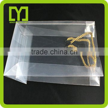 2016 Yiwu China pvc zipper bag hot sale cheap pvc clear drawstring bag