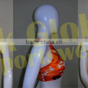 sublimated sports bra