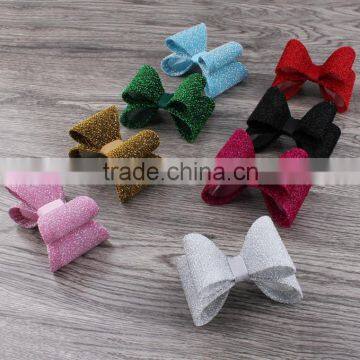 New 2016 pvc hair bows baby girls hair accessory