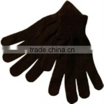 Black Knit Glove Men's Glove Multi Color Glove Knitted Glove Winter Knit Glove Ladies Mitten Mobile Fingerless 100% Acrylic