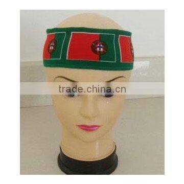 Promotional sport headband for 2014 world cup