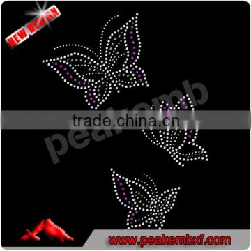 Beautiful Rhinestone Heat Transfers Wholesale Butterfly