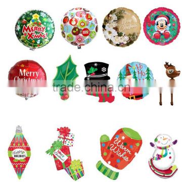 Charming Christmas festive series inflatable balloon, advertising helium balloon, printed christmas balloons