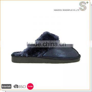 High Quality Fashion bathroom mentalic fabric slippers