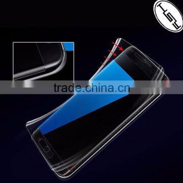 HUYSHE hot selling TPU film screen tempered glass for samsung galaxy S7 edge screen protector