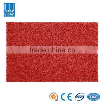 Custom washable anti-slip pvc carpet coil with foam backing