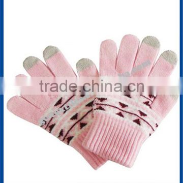 wholesale china hand gloves factory women touch-screen smartphone custom winter gloves