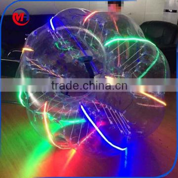 Bubble U24(TM) Bubble Zorb Soccer Ball With Led Lighting Adult Size For Bubble Football Bumper Loopy Ball Knocker Game