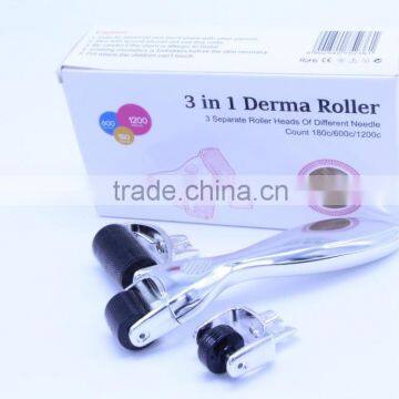 Facial Derma Roller Kit 3 in 1 Face Skin Care Micro Titanium Needles Anti Ageing photo-5
