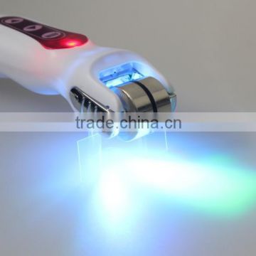 LED galvanic Derma roller/skin roller with exquisite carton package--CTS-540