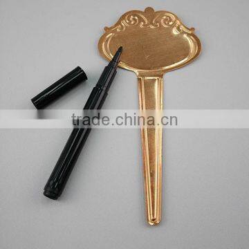 17cmL Gardening Marker Pen With Ornamental Copper Plant Label Metal Label