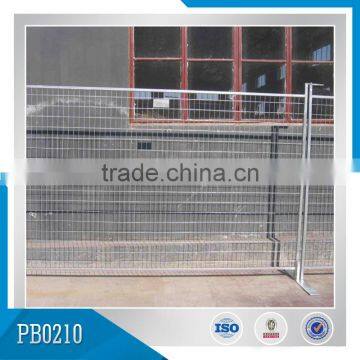 Hot dip galvanized wire mesh infilled construction site temporary steel fence