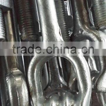 Galvanized screw steel plate helix ground anchor