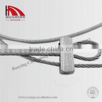 pig nose holder with silver stainless steel wire 100*90 mm