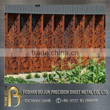 China supplier manufacturing powder coating decorative screen panel , laser cutting metal screen