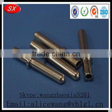 Custom metal pin, hollow brass pin,dowel pin for socket in Dongguan manufacturer,ISO9001 passed