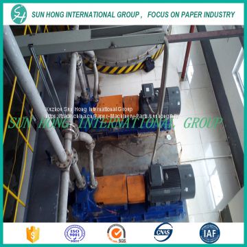 Double disc pulp refiner used in paper mill