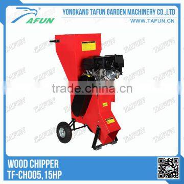 15hp Power Tree Chipper Shredder / Tree Saw Machine Wood Cutting Machine photo-4