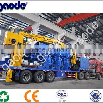 CE Qualified New Designed Vehicle Portable Hydraulic Scrap Metal Baler