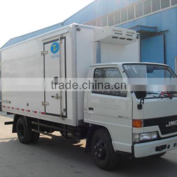 Vegetable and fruits transportation van box trucks/refrigerator truck/freezer box van truck