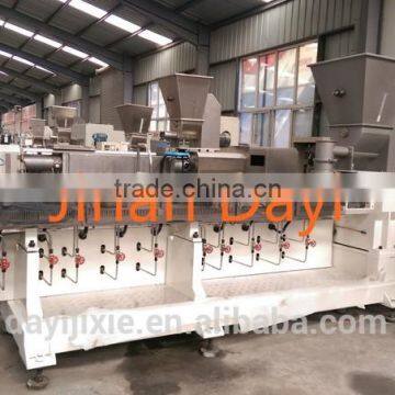 Automatic Hot Sale China Double Screw Corn Flour Snack Extruder Machine