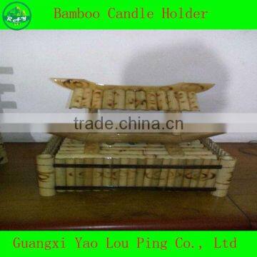 Bamboo Craft Candle Holder photo-2